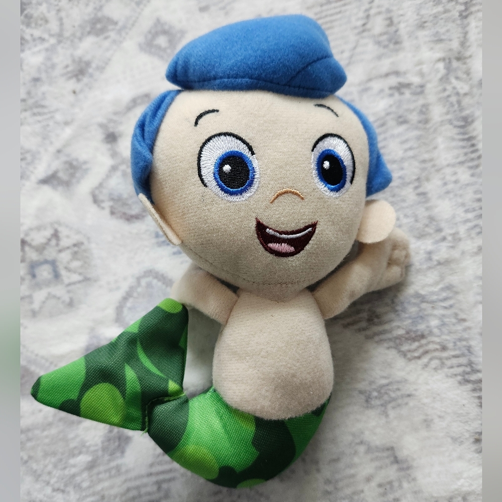 Nickelodeon Nick Jr Bubble Guppies Gil plush 2012 9"